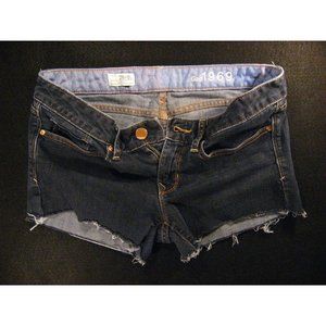 Vintage GAP 1969 CUTOFF JEAN SHORTS Cut Off W 30 MEASURED Daisy Dukes Low Rise